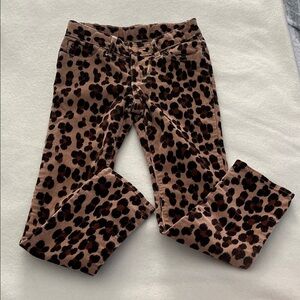 Gap size 6 Cheetah print pants